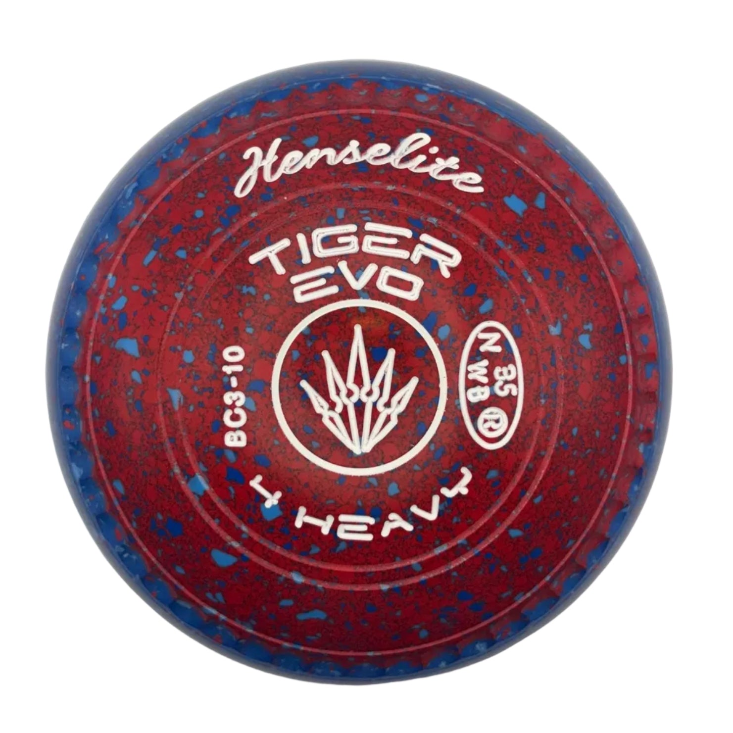 Henselite Tiger Evo 4H Podium Slice *Limited Edition* Geometric Spikes Emblem Series C Grip Front 