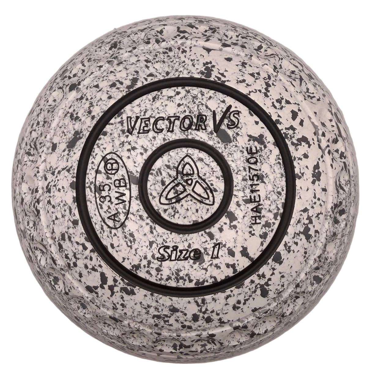 Taylor Vector Vs 1H White Steel Geo Knot Emblem Front 