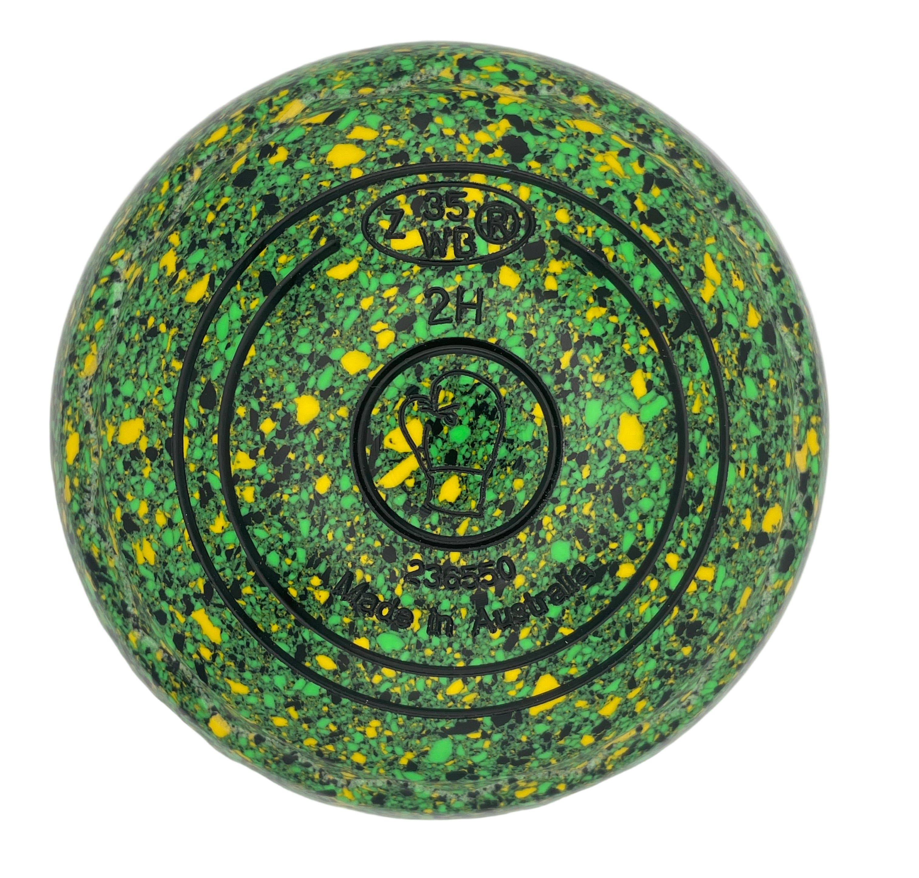 Aero Groove 2H Speckled Jungle Z-Scoop Boxing Glove Emblem Back 