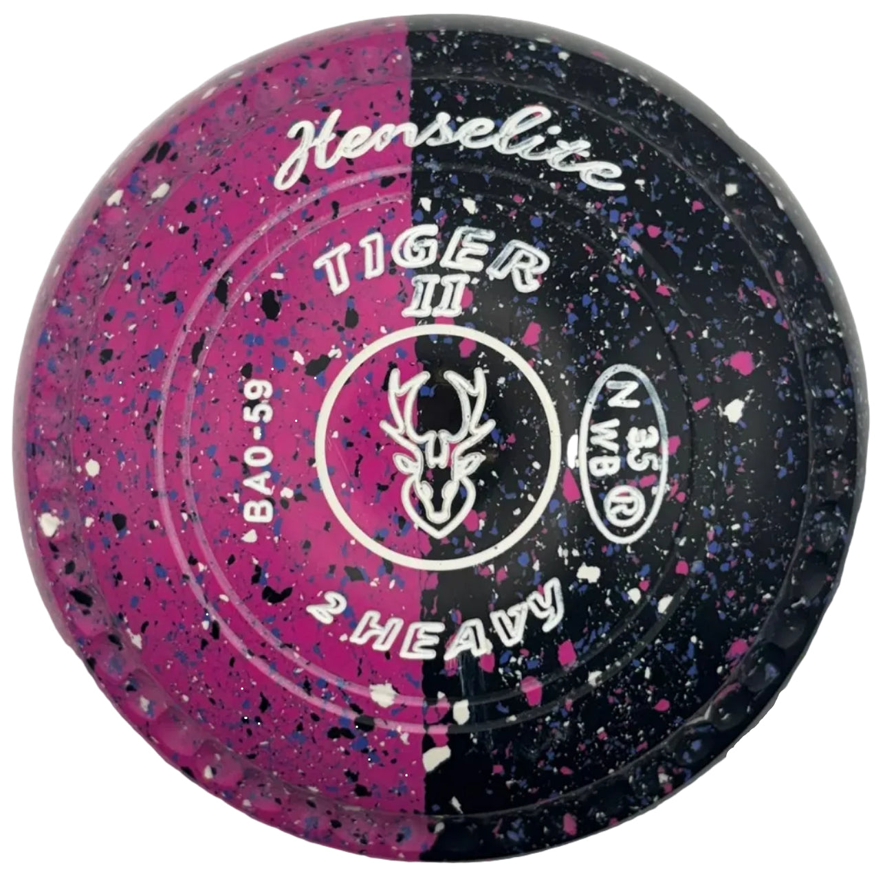 Henselite Tiger II 2H *Potters Exclusive Pink Phantom Duo Limited Edition* Stag Emblem  frnt 