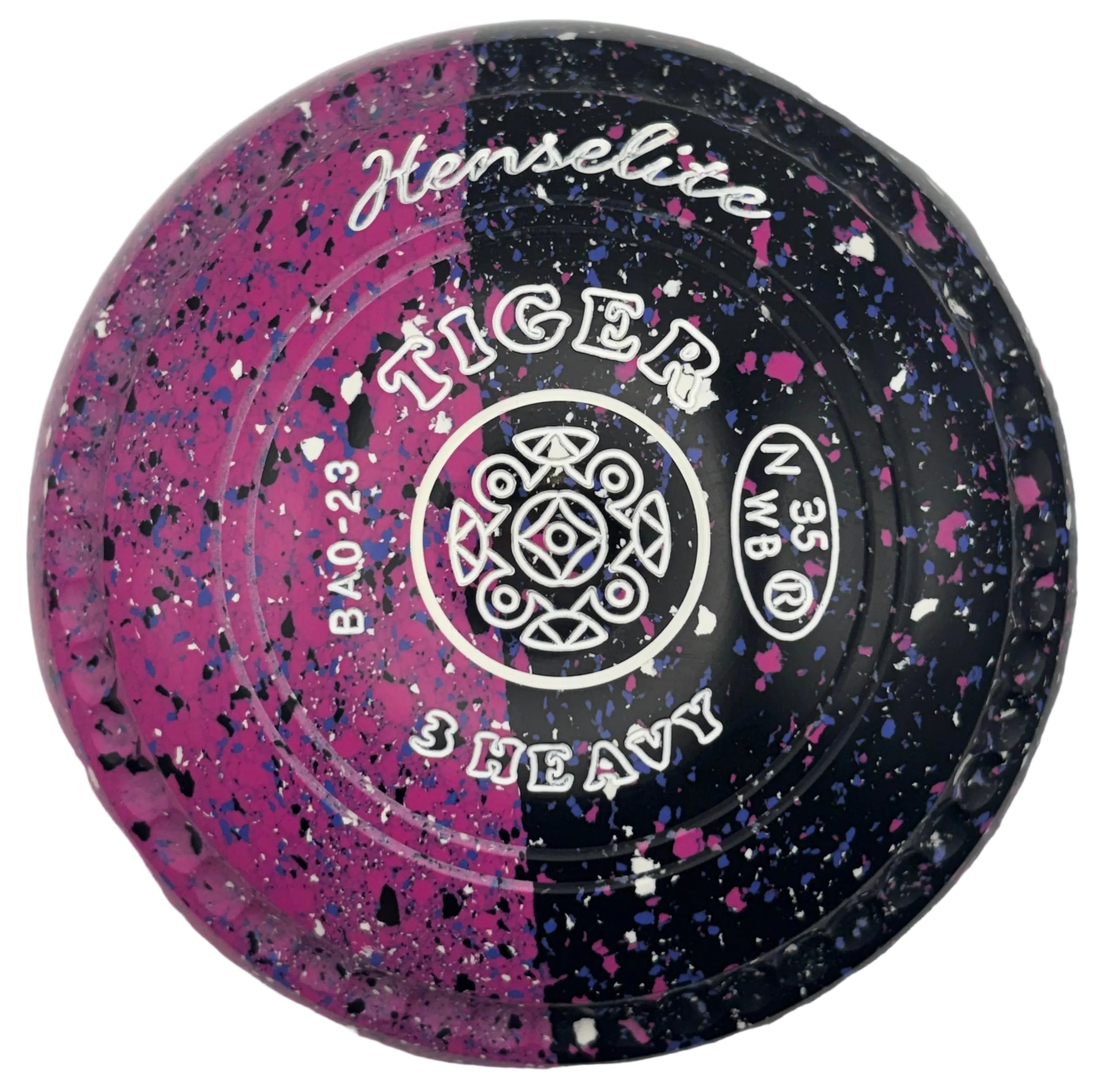 Henselite Tiger 3H *Potters Exclusive Pink Phantom Duo Limited Edition* Geometric Emblem front 