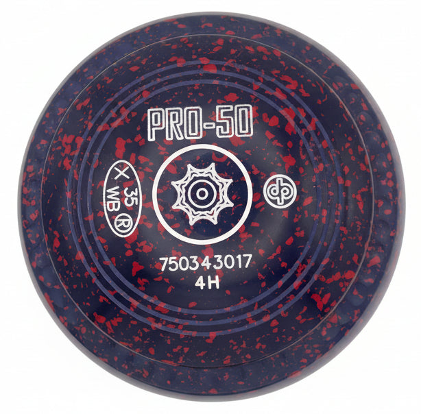 Drakes Pride Pro 50 4H Blue Red Geo 9 Emblem Front