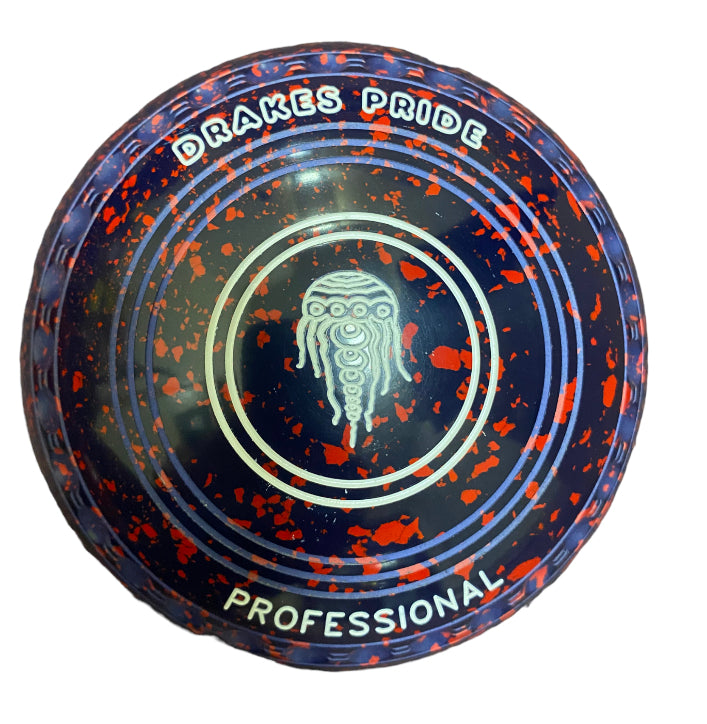 Drakes Pride Professional 4H Blue Red Jelly Fish Emblem REAR
