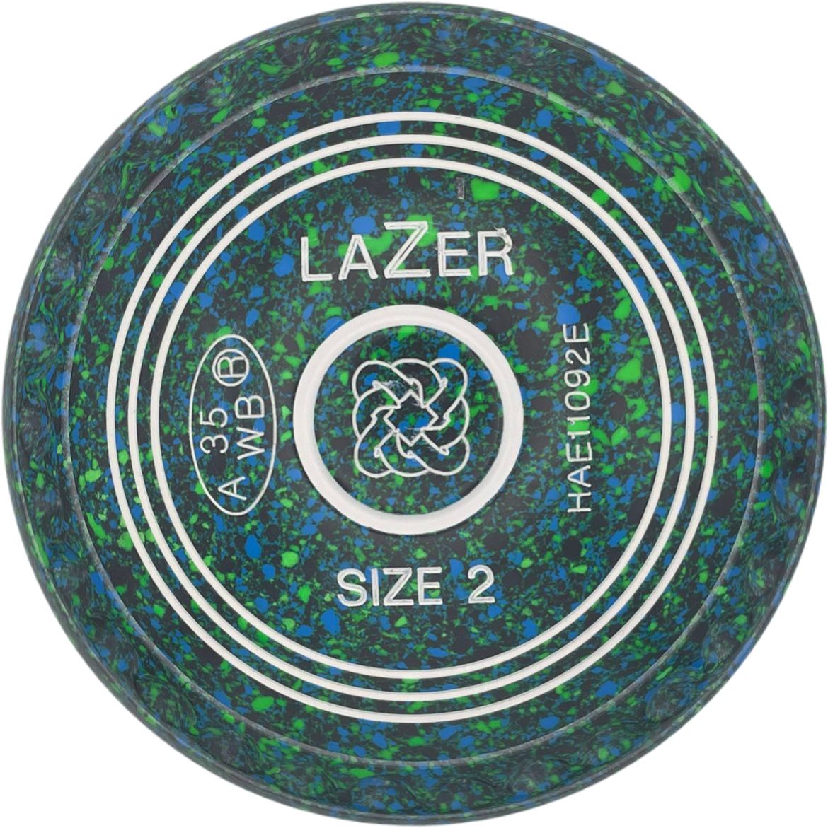 Taylor Lazer 2H Iced Lime Celtic Knot Emblem (FRONT)