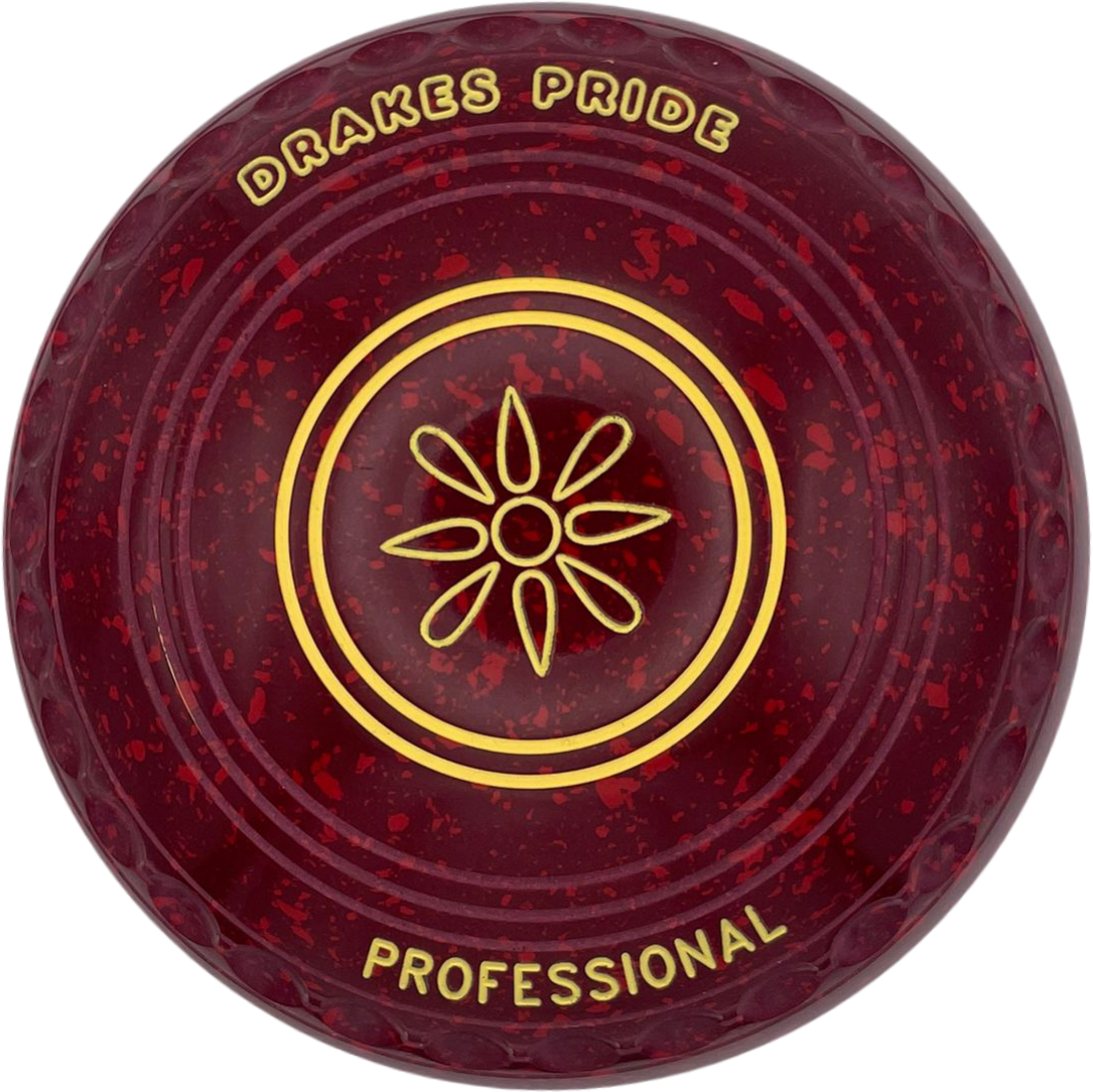 Drakes Pride Professional 000H Marron Red Flower Emblem (BACK)