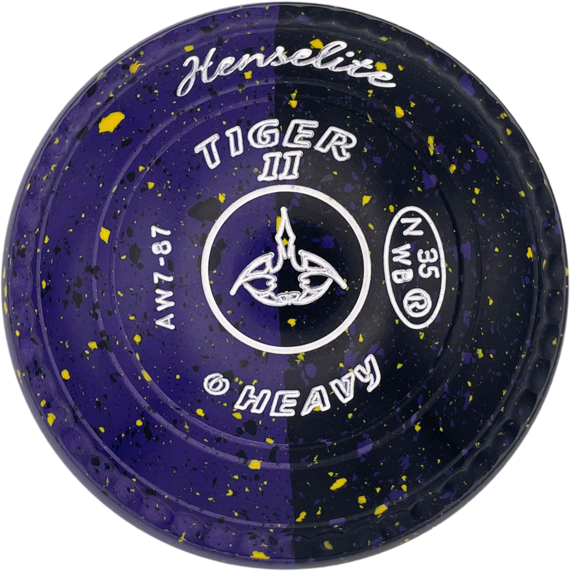 Henselite Tiger II 0H Shazam Duo * Limited Edition* Geometric Emblem Series C Grip (FRONT)