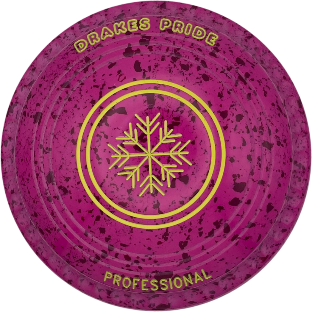 Drake Pride Pro 50 0000H Pink Magenta Snowflake Emblem (BACK)
