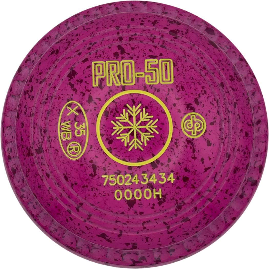 Drake Pride Pro 50 0000H Pink Magenta Snowflake Emblem (FRONT)
