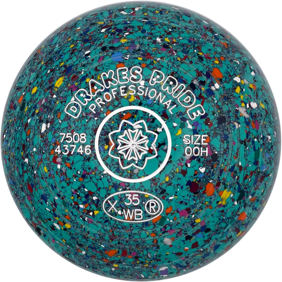 Drake Pride Professional 00H Mint Harlequin Star Emblem (FRONT)