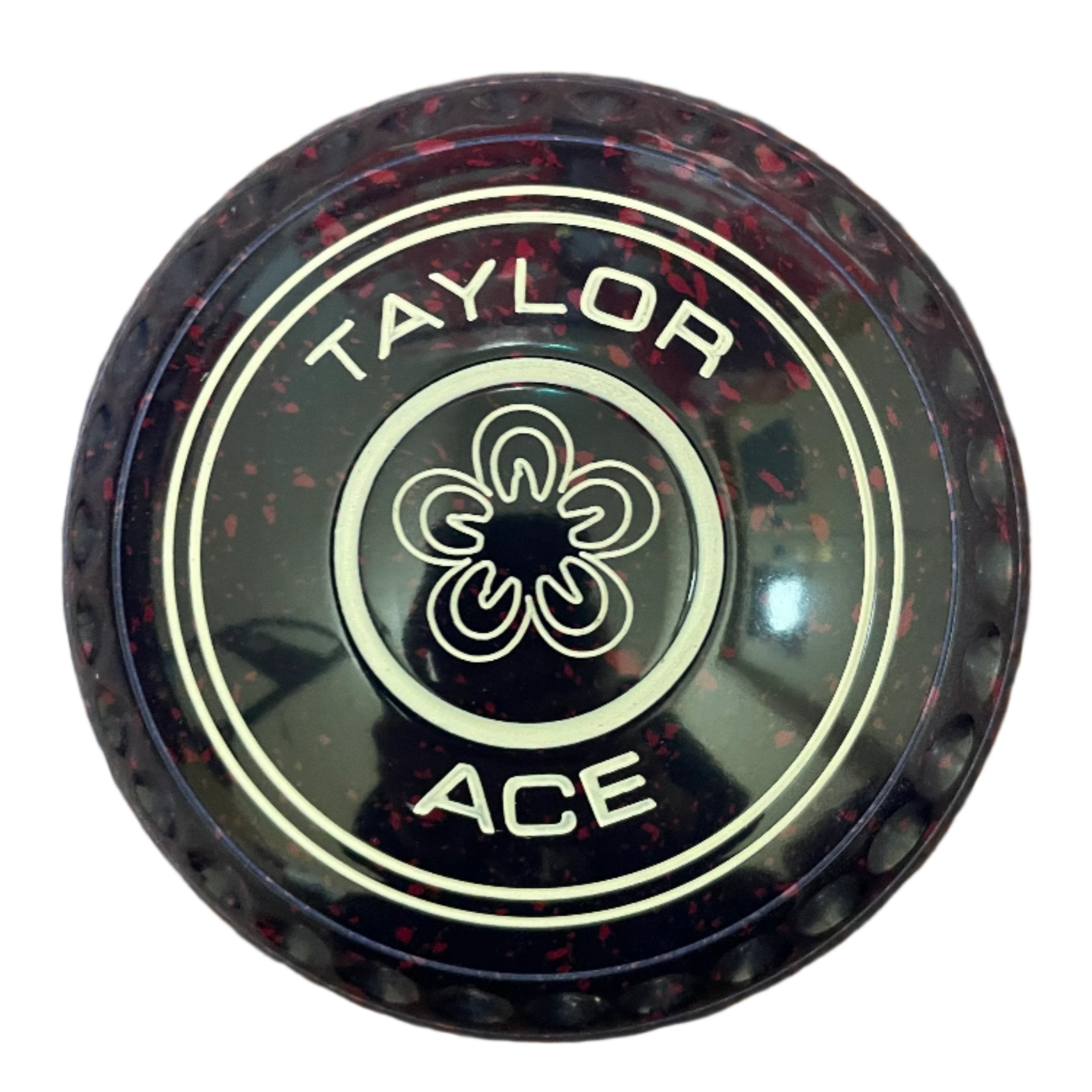 Taylor Ace 000H Dark Blue Magenta Flower Emblem