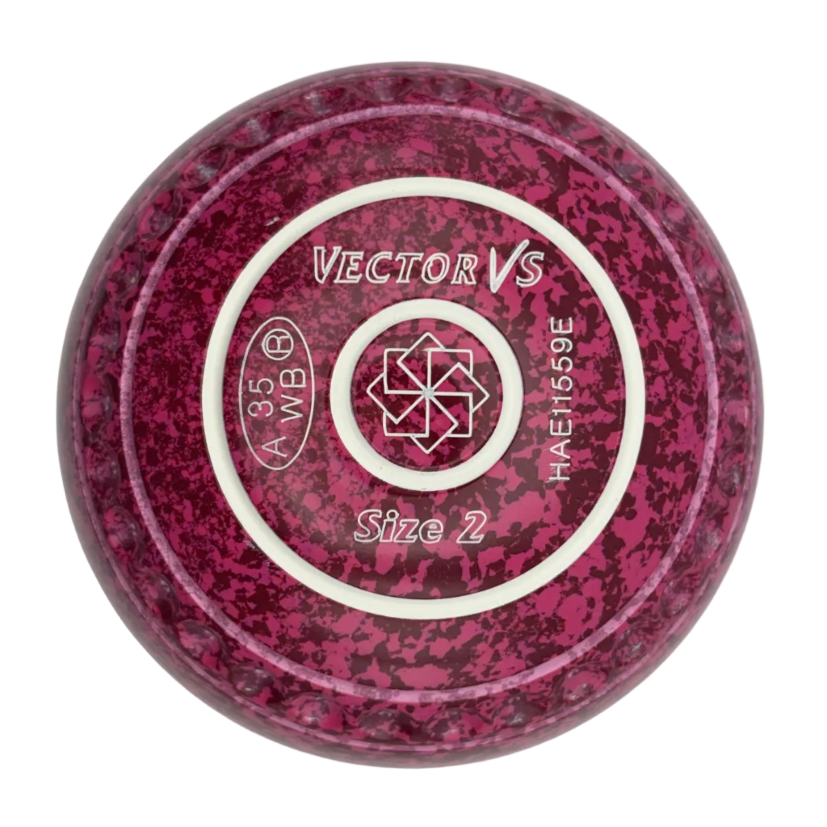 Taylor Vector Vs 2H Raspberry Ripple Geometric Square Emblem