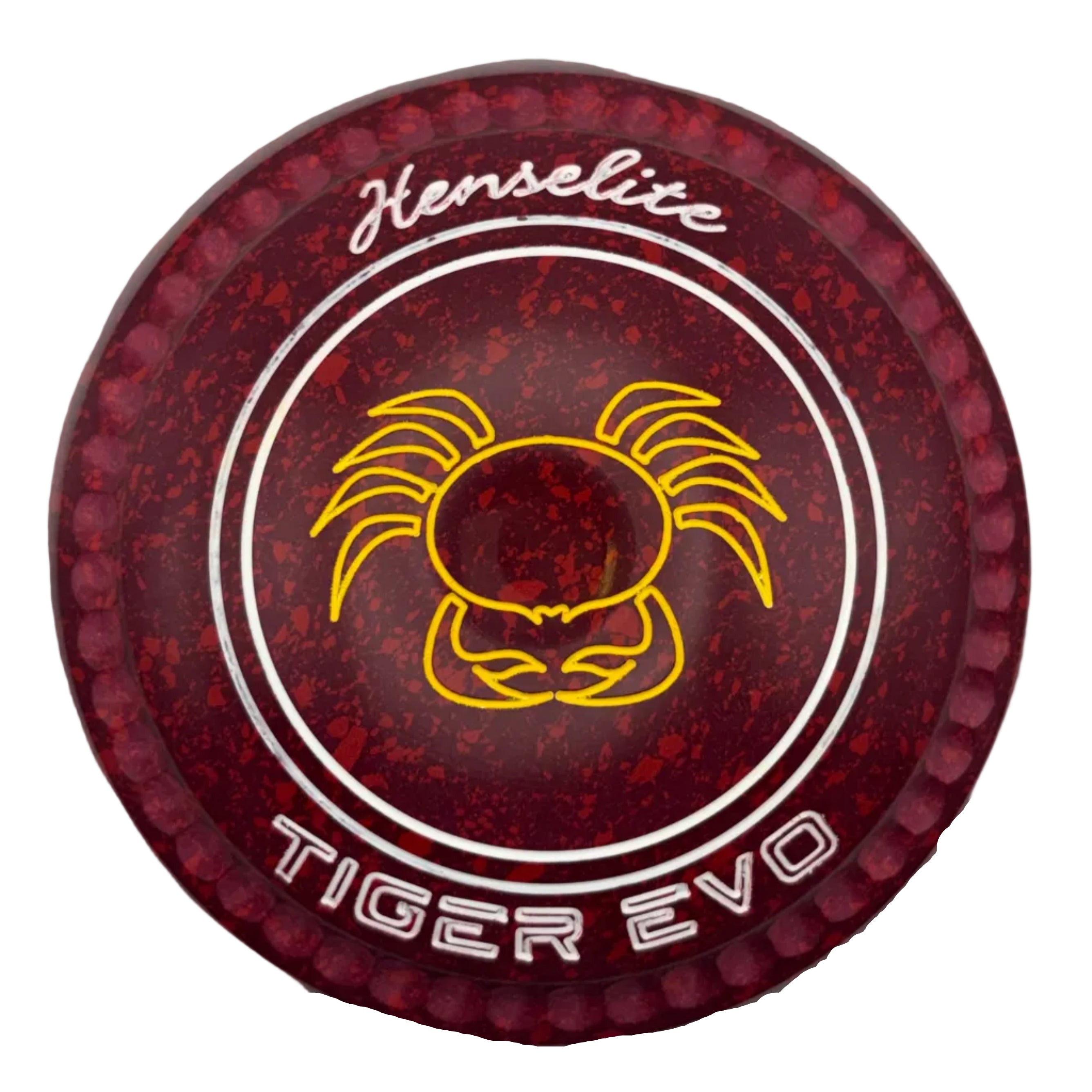 Henselite Tiger Evo 0H Ruby Rich Crab Emblem  BACK 