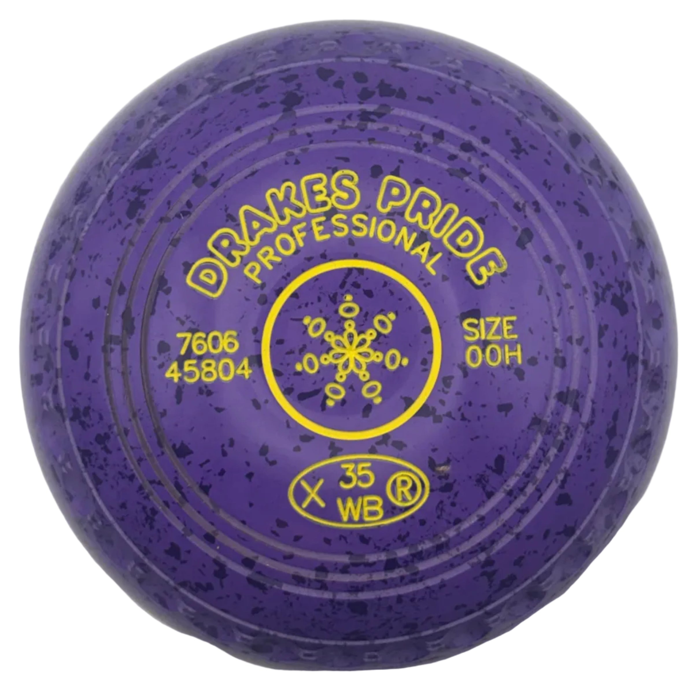 Drakes Pride Professional 00H Lilac Purple Geometric Star Emblem front 