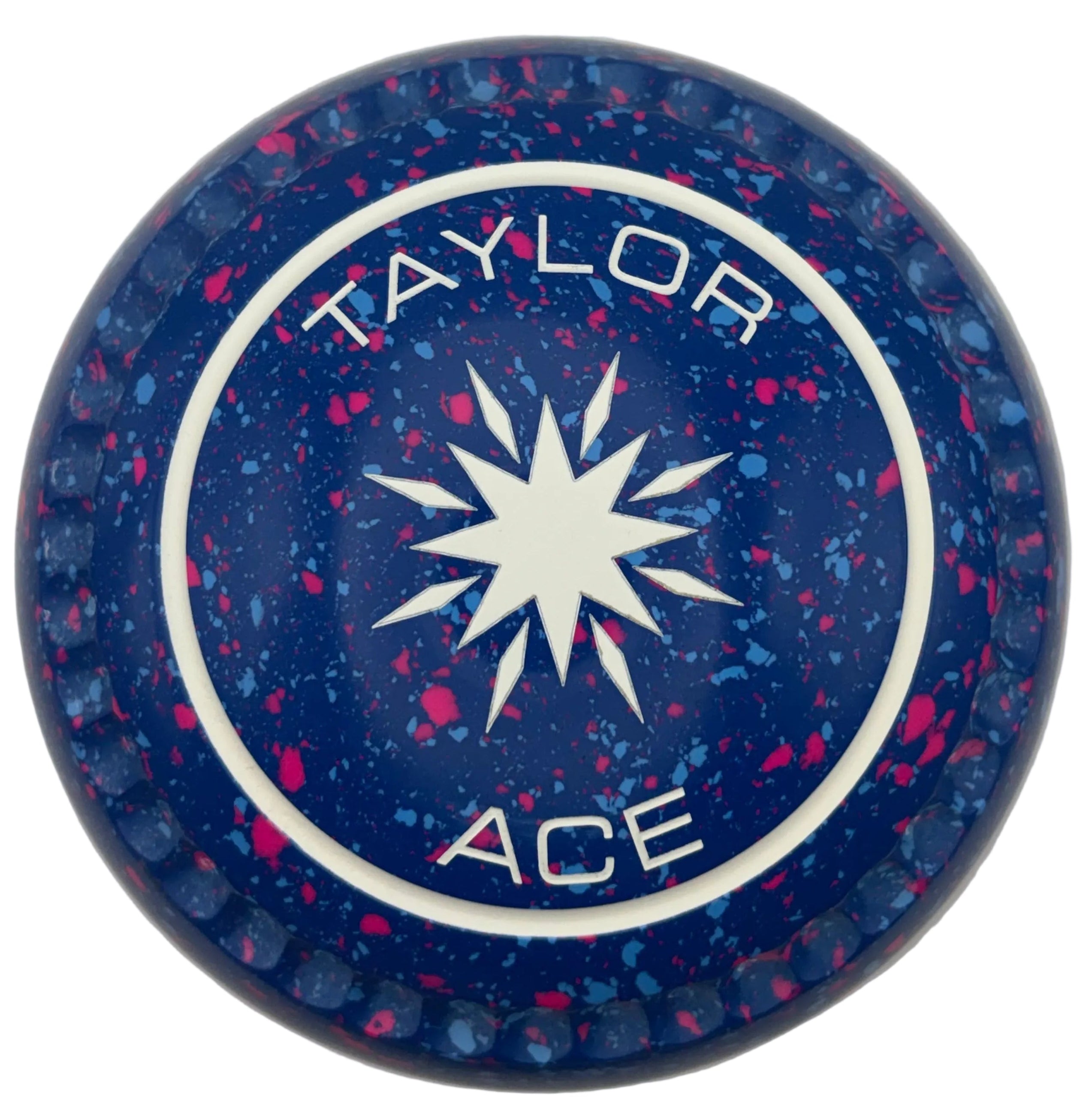 Taylor Ace 2H Electric Blue Star Emblem Xtreme Grip back 