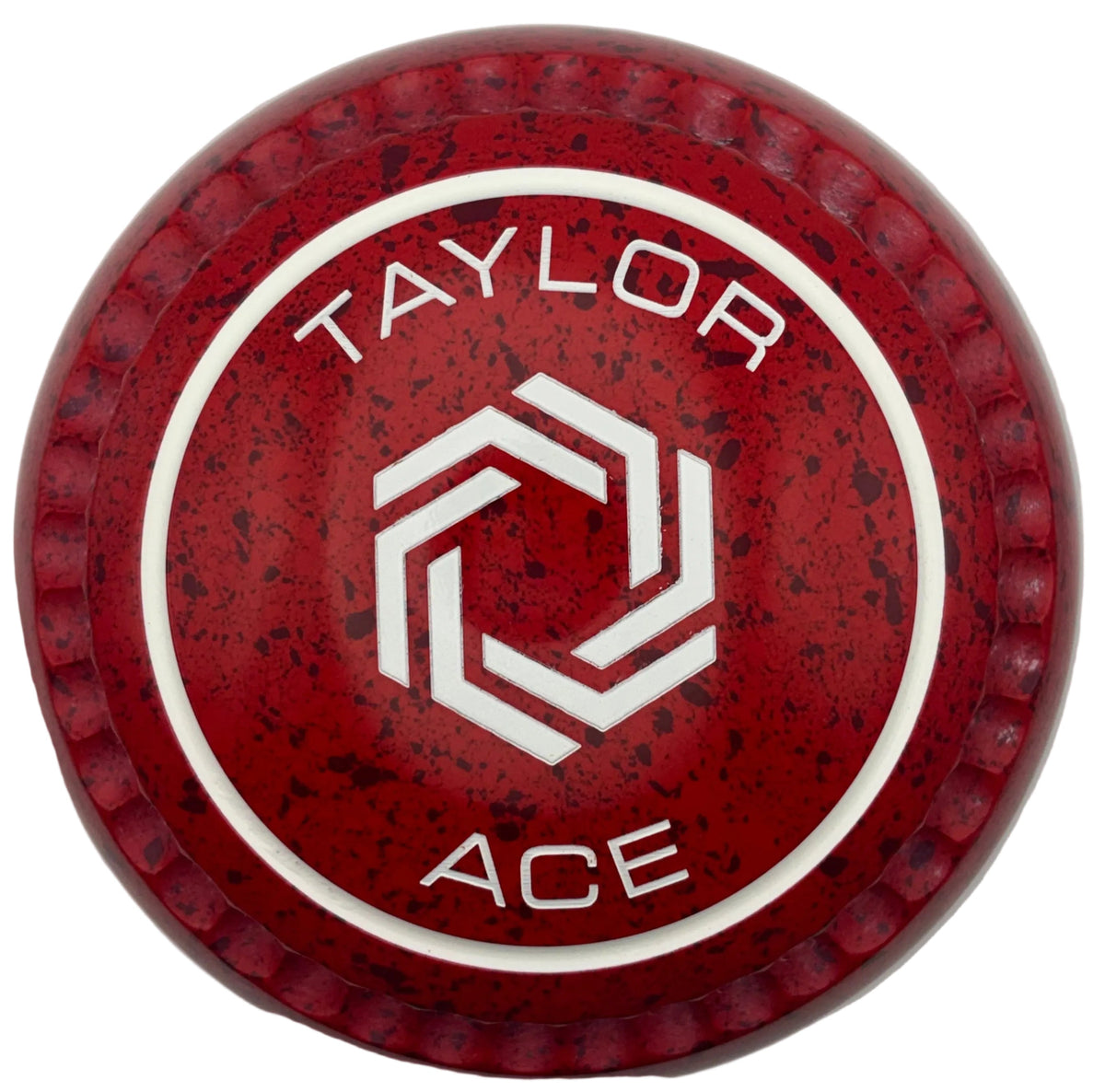 Taylor Ace 1H Cherry Red Geometric Hexagon Emblem Xtreme Grip
