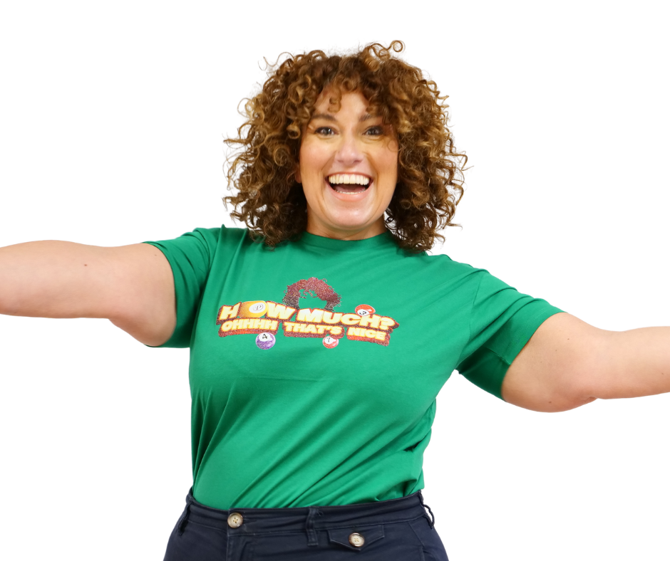 Potters Resorts “How Much? Ohhhh That’s Nice” Glitter T-Shirt – Jo B’s Signature Tee