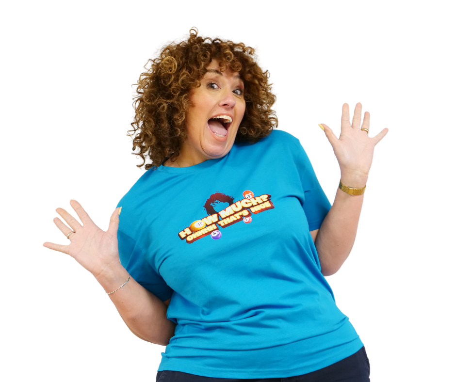 Potters Resorts “How Much? Ohhhh That’s Nice” Glitter T-Shirt – Jo B’s Signature Tee