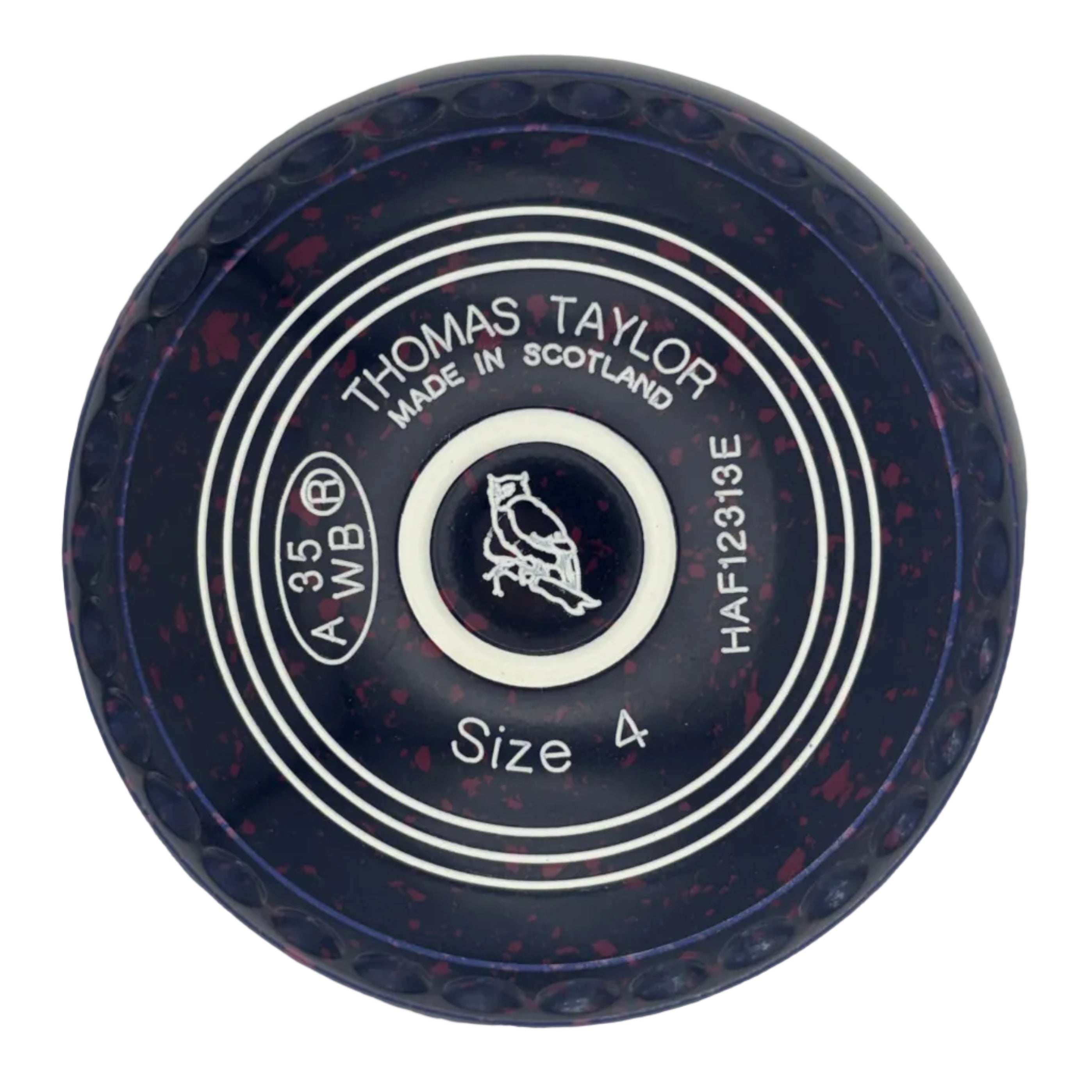 Taylor Ace 4H Dark Blue Magenta Owl Emblem front