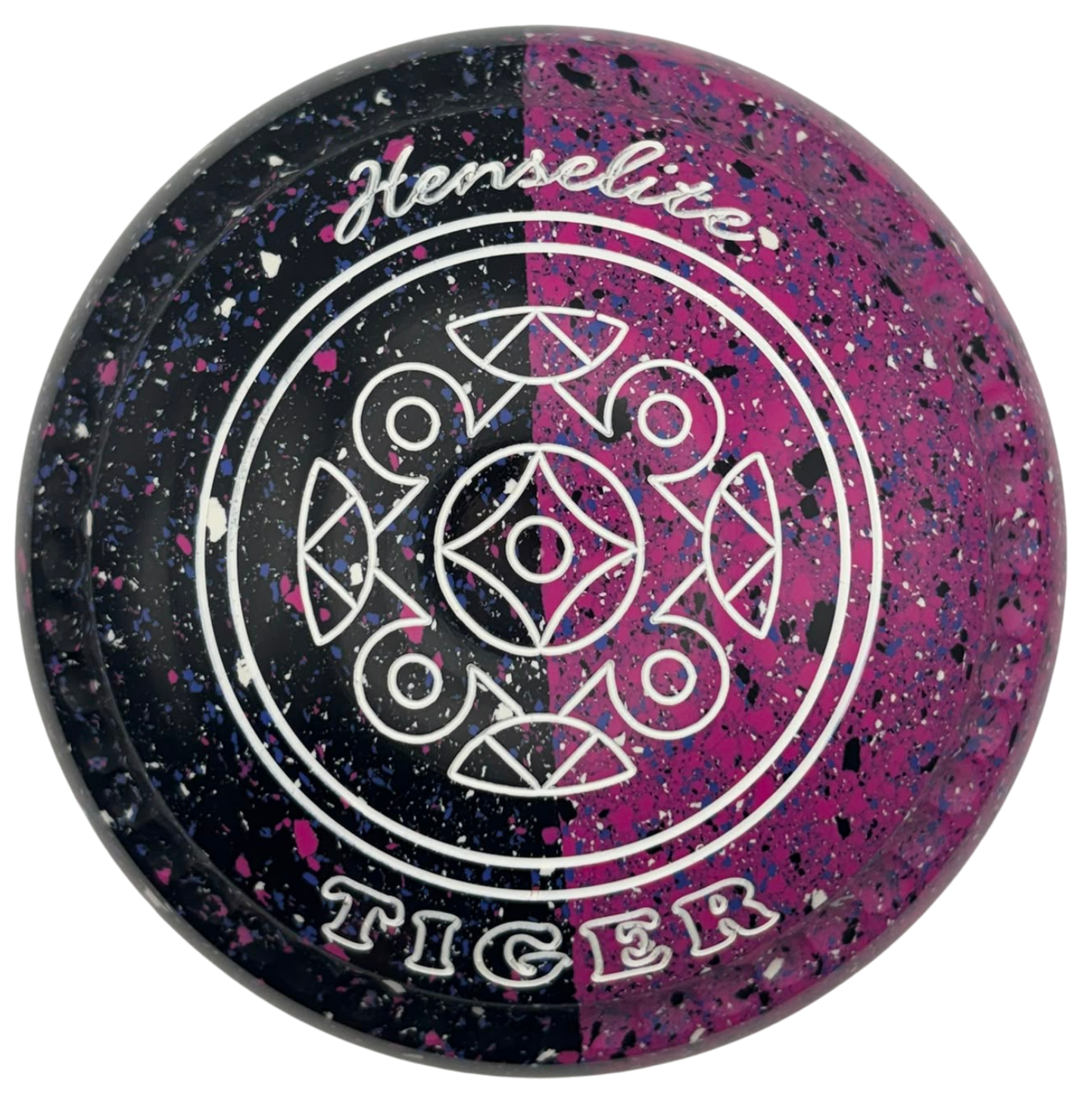 Henselite Tiger 3H *Potters Exclusive Pink Phantom Duo Limited Edition* Geometric Emblem back 