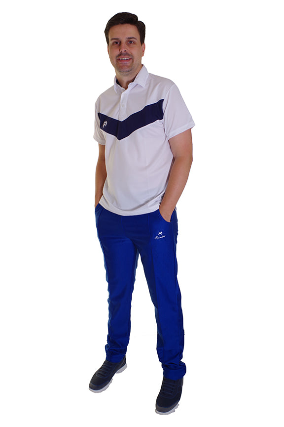Henselite Sports Trousers in Royal Blue – lightweight bowls clothing.
