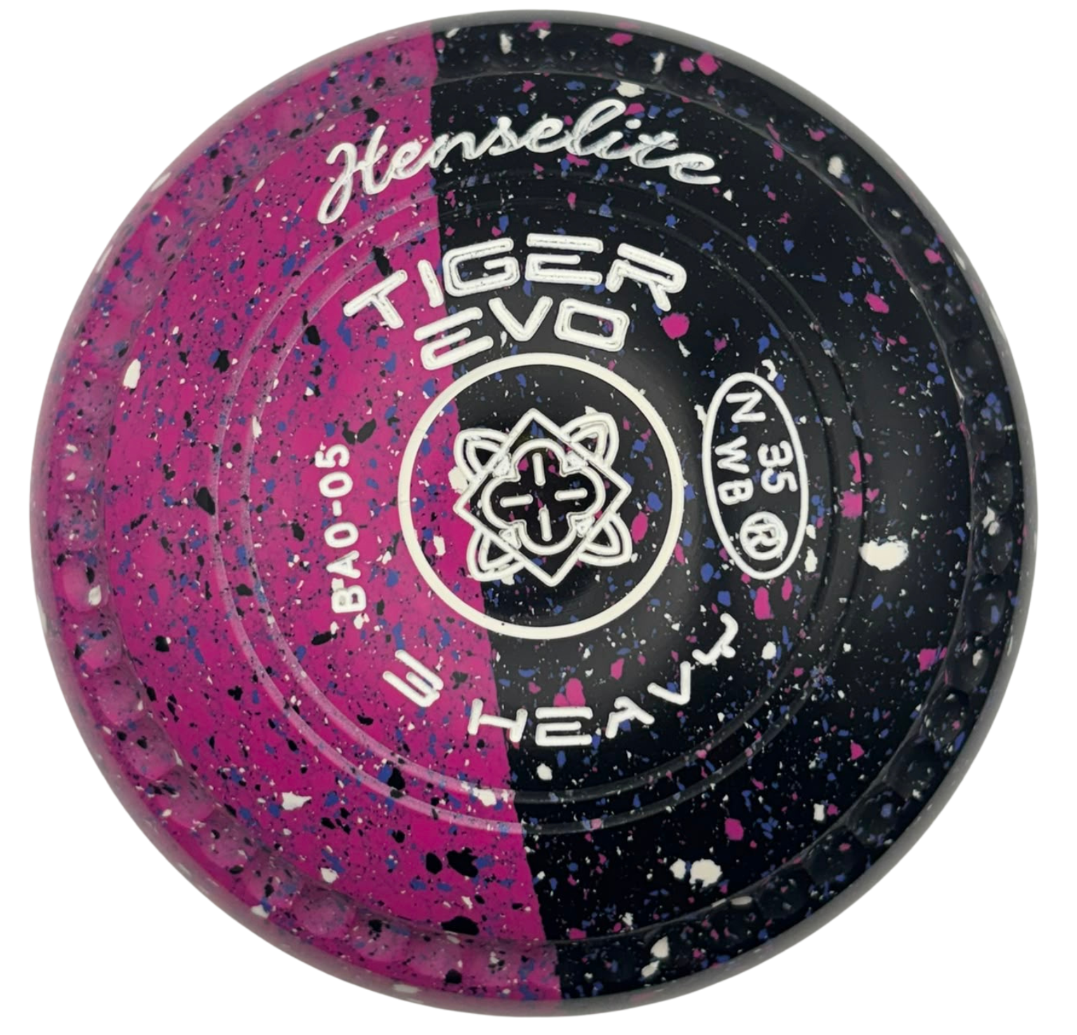 Henselite Tiger Evo 3H *Potters Exclusive Pink Phantom Duo Limited Edition* Geo16 Emblem Front 