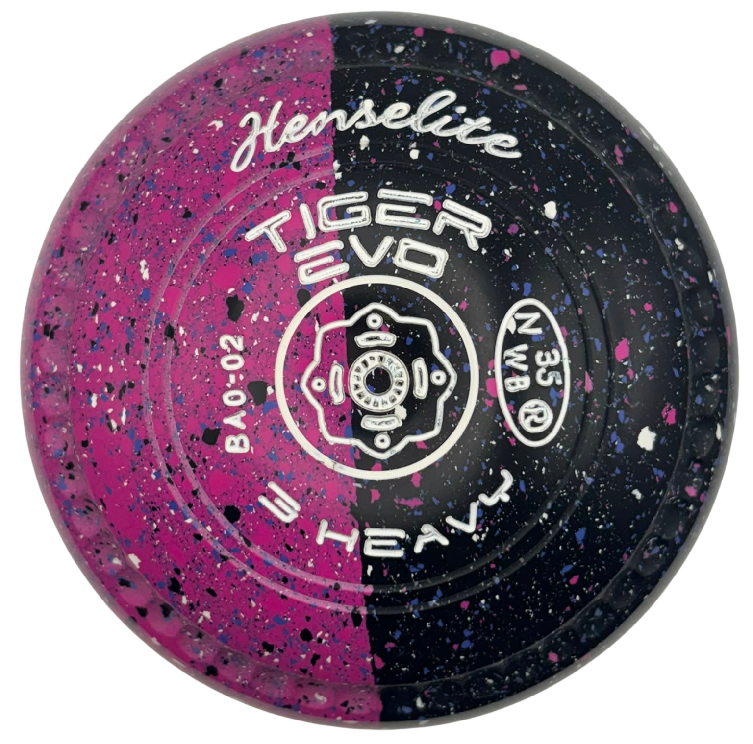 Henselite Tiger Evo 3H *Potters Exclusive Pink Phantom Duo Limited Edition* Geo09 Emblem Front 