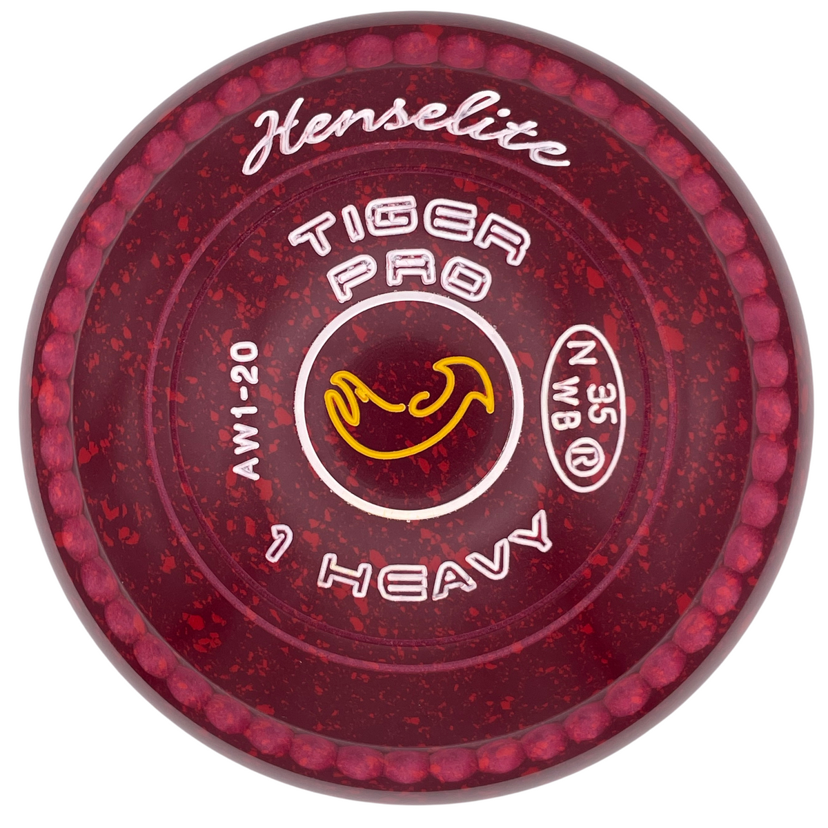 Henselite Tiger Pro 1H Ruby Rich Bowls | ShopPotters