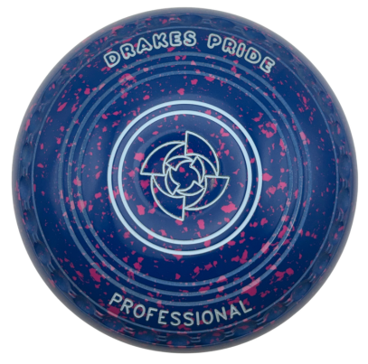  Drakes Pride Professional 1H Blue Pink Fan Geo Emblem BACK 
