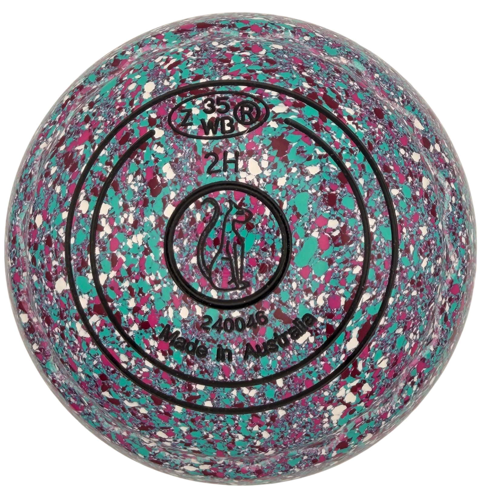 Aero Groove 2H Confetti  Egyptian Cat Emblem Z-Scoop Grip Back