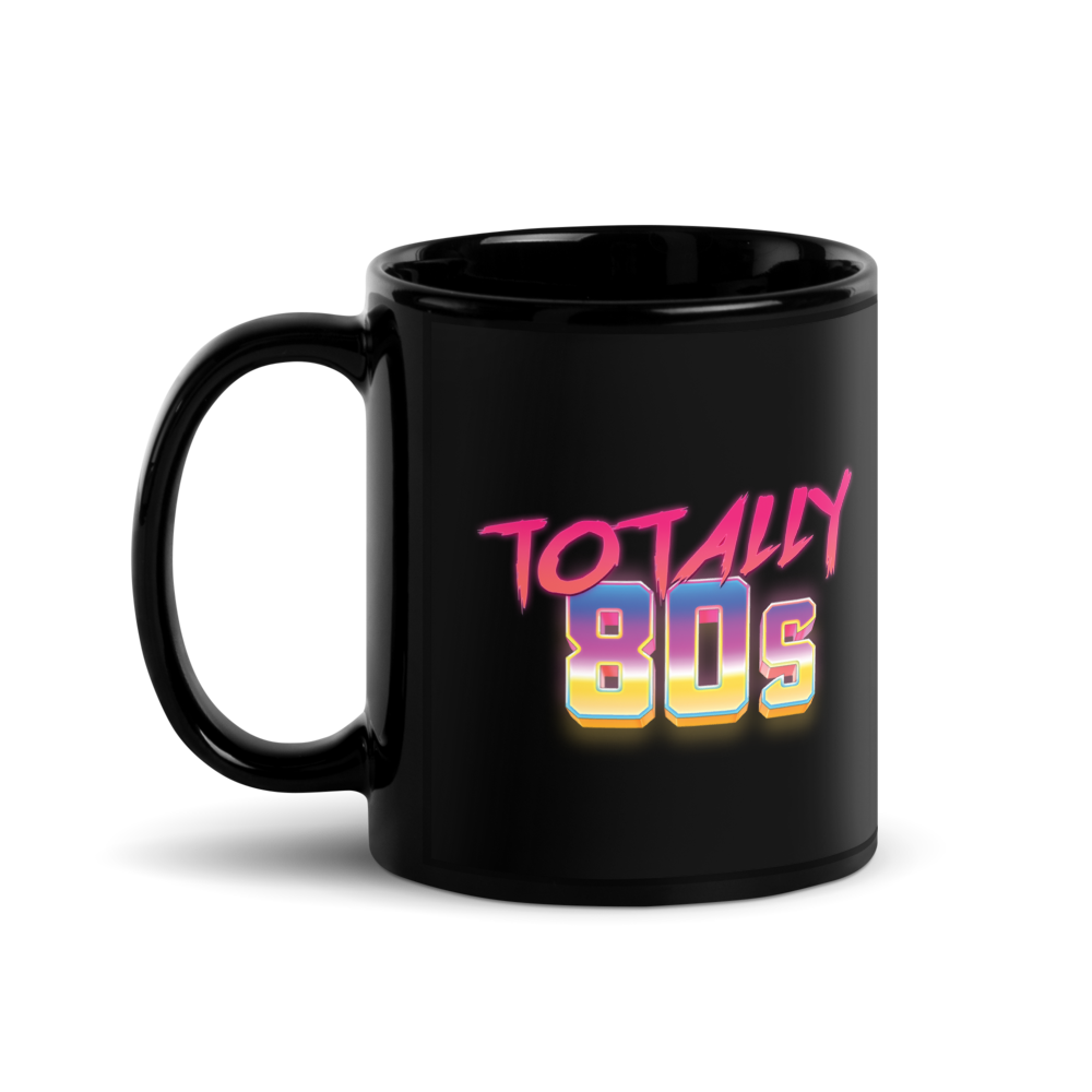 Black Totally 80's Show Mug