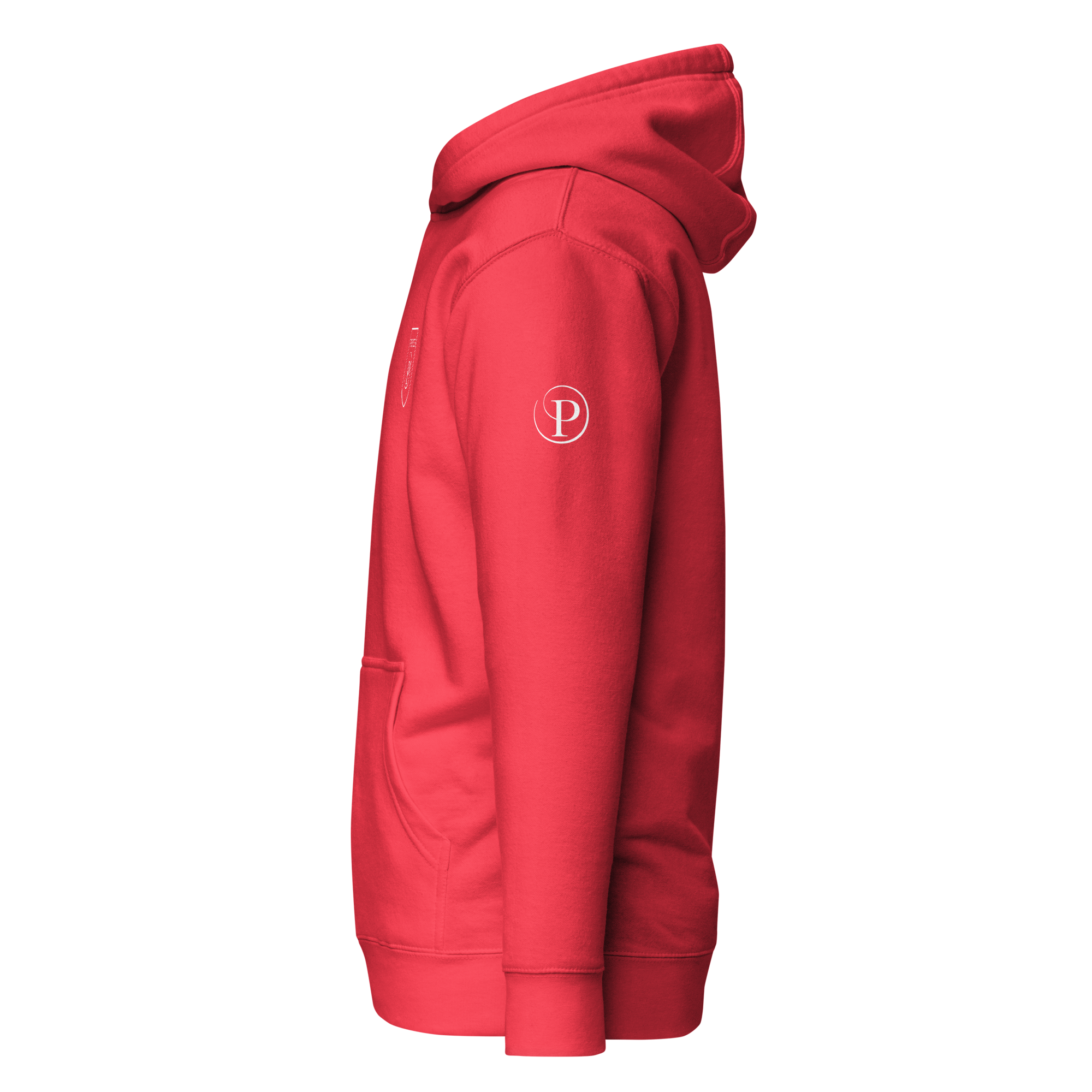 Black Friends Exclusive pullover hoodie with printed Friends crest and Potters P sleeve detail