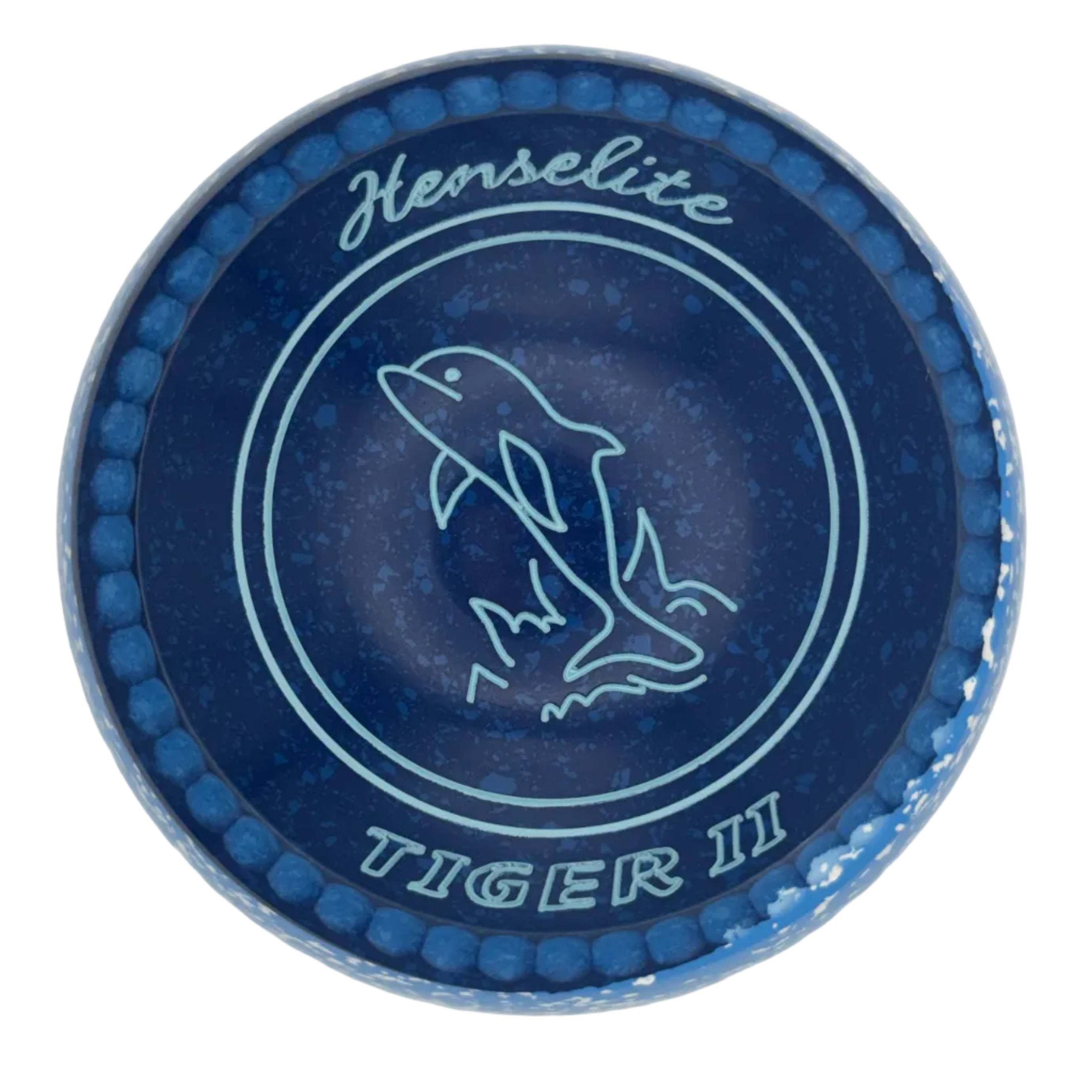 Henselite Tiger II 2H Potters Exclusive *Ocean Spray Slice* Dolphin Emblem back