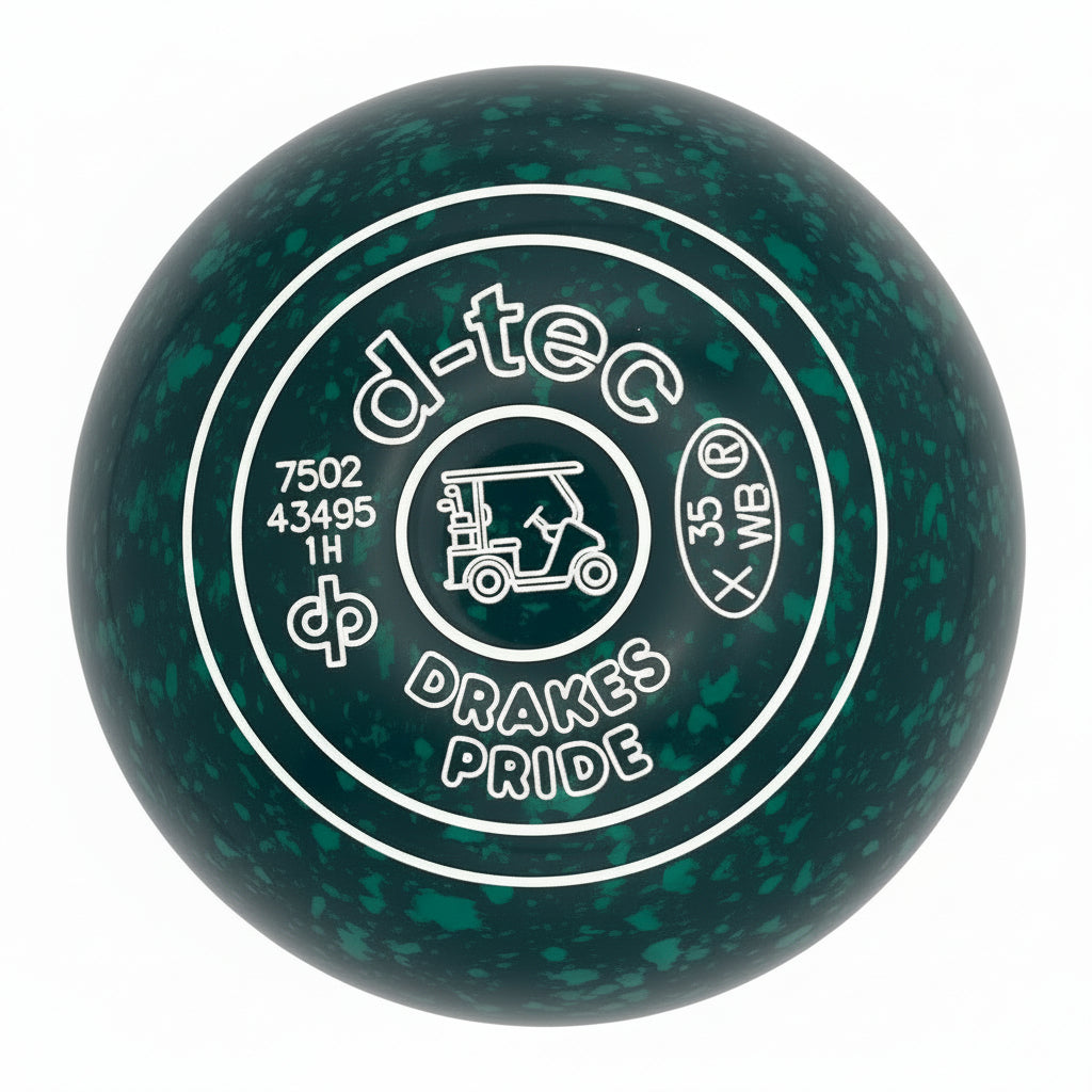 Drakes Pride Dtec 1H Green Green Golfcart Emblem Front