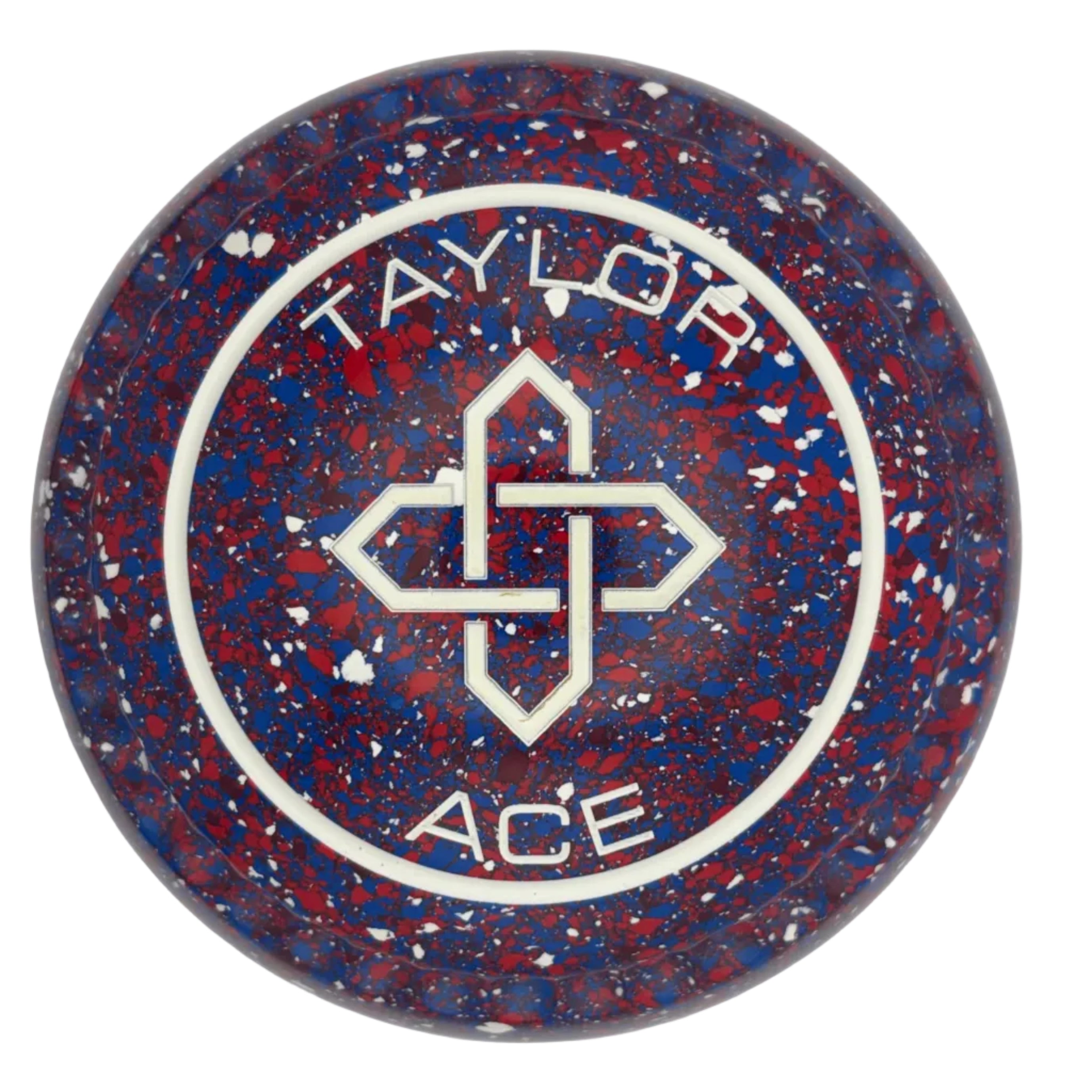 Taylor Ace 3H Red White Blue Geometric Cross Emblem Xtreme Grip Back 