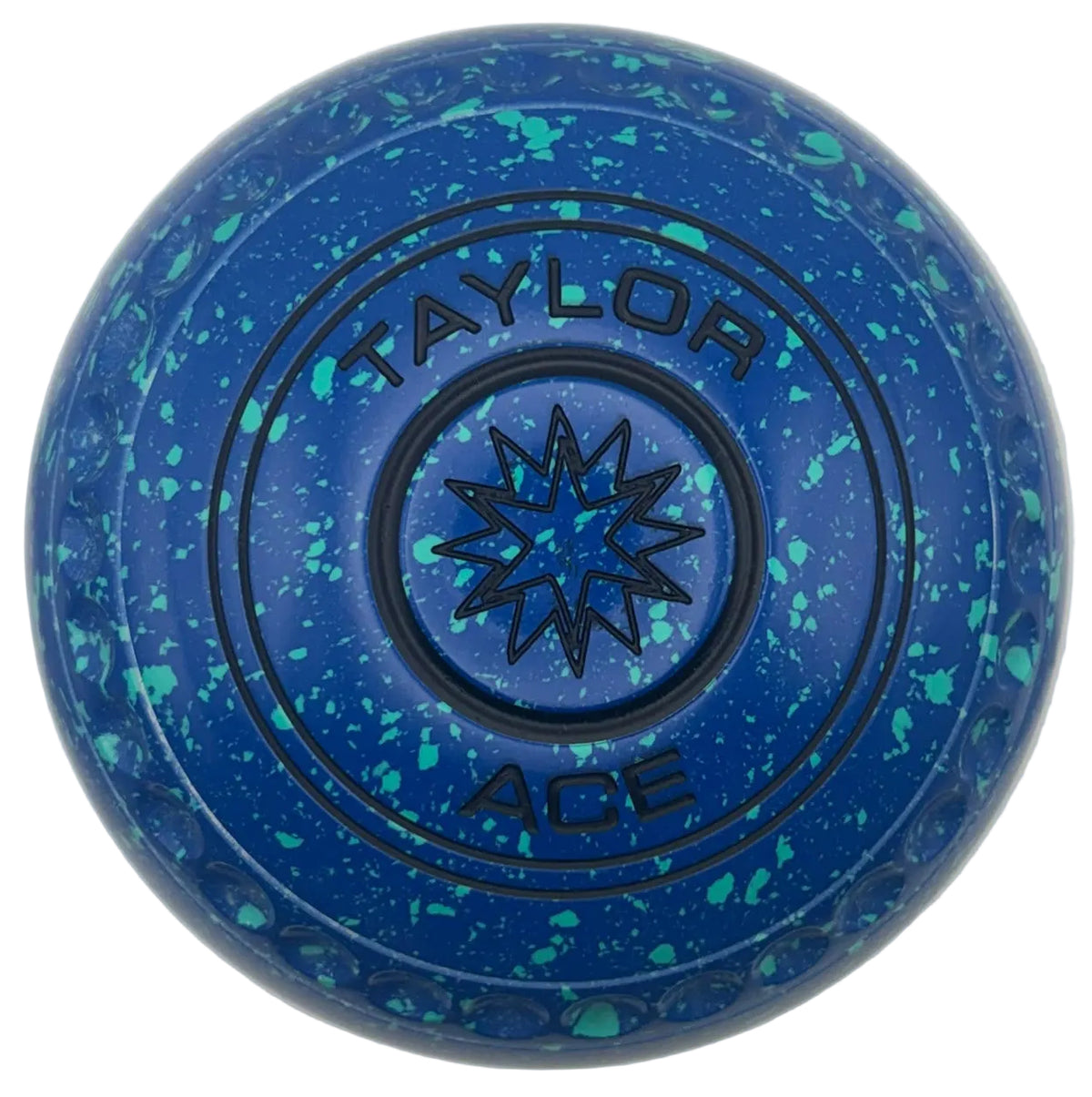 Taylor Ace 00H Blue Mint Star Geometric Emblem Back 
