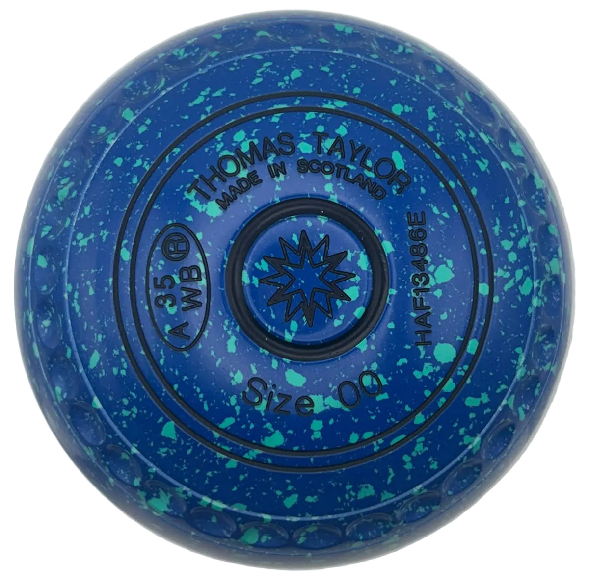 Taylor Ace 00H Blue Mint Star Geometric Emblem  Front 