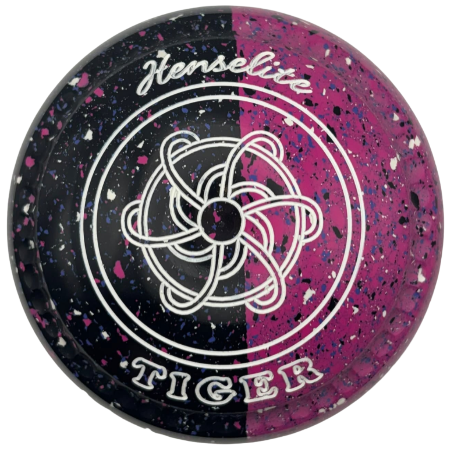 Henselite Tiger 2H *Potters Exclusive Pink Phantom Duo Limited Edition* Geometric Circle Emblem back 