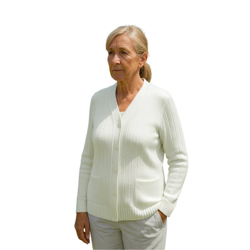 EK Ribbed Ladies Cardigan