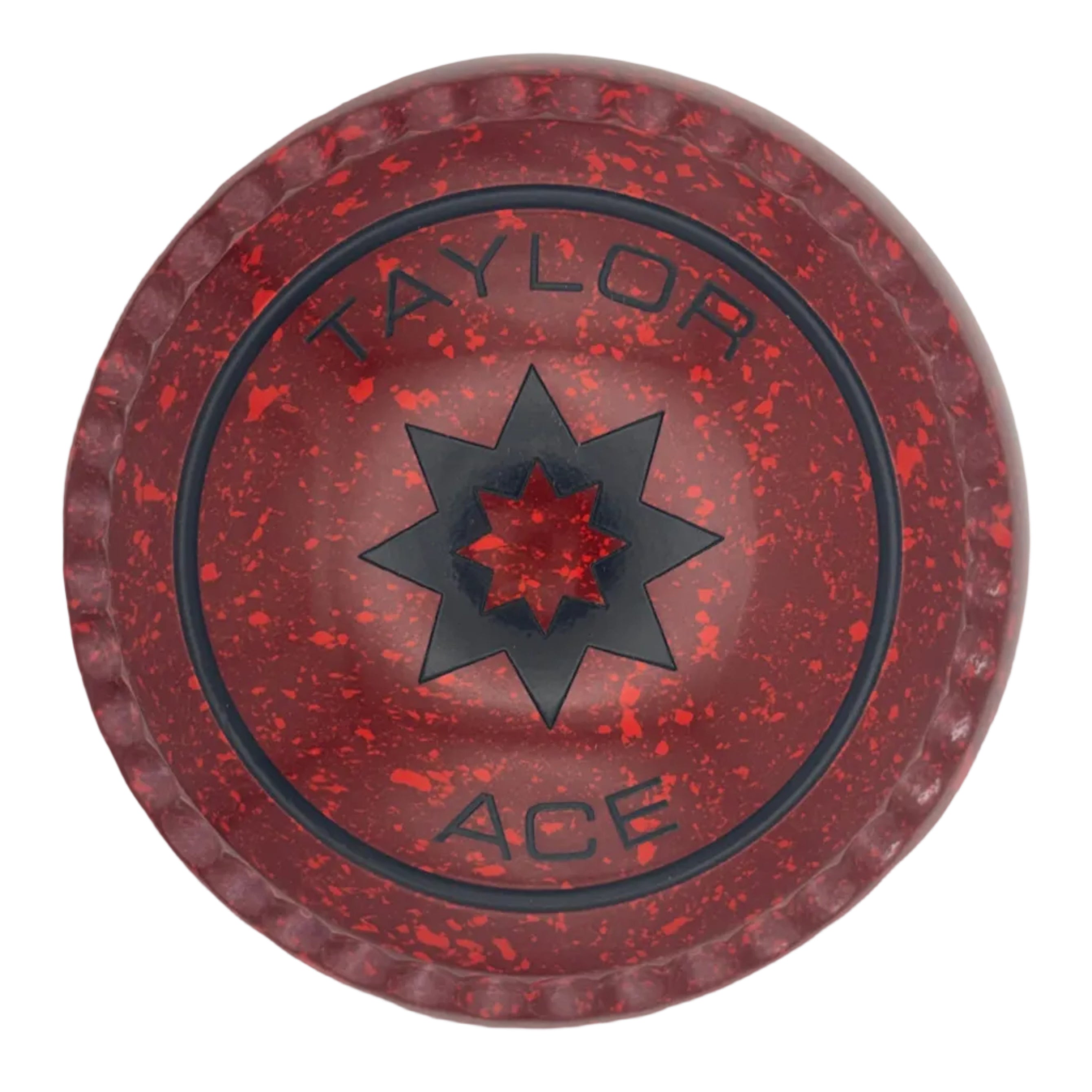 Taylor Ace 1H Maroon Red Geometric Star Emblem Xtreme Grip back 