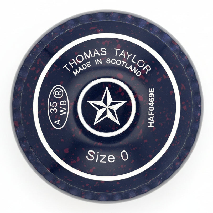 Taylor Ace 0H Dark Blue Magenta Star Emblem Xtreme Grip front 