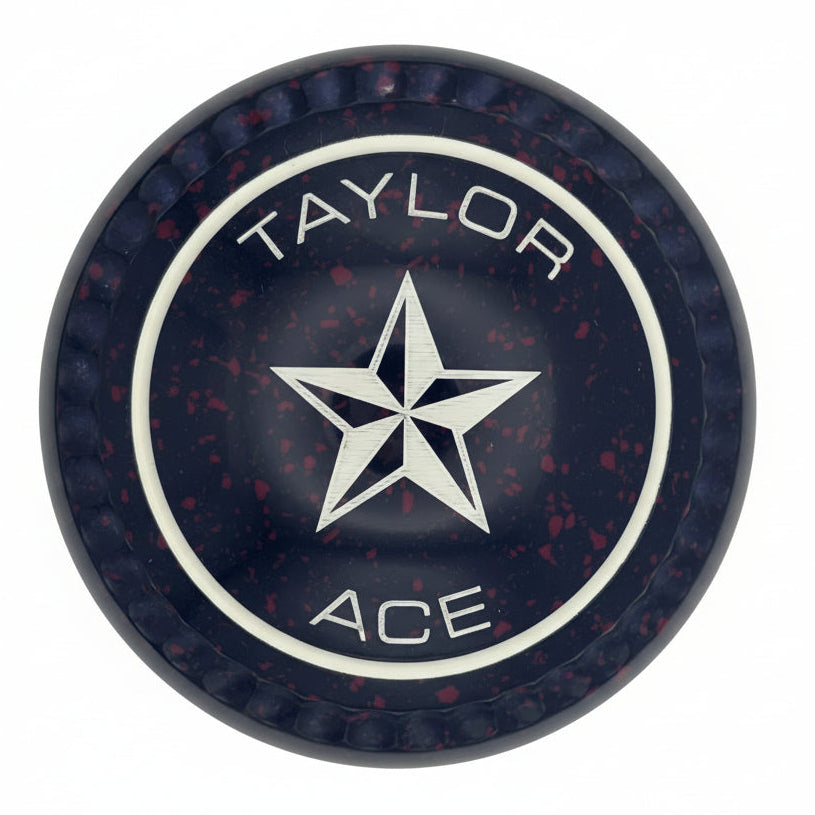 Taylor Ace 0H Dark Blue Magenta Star Emblem Xtreme Grip front 