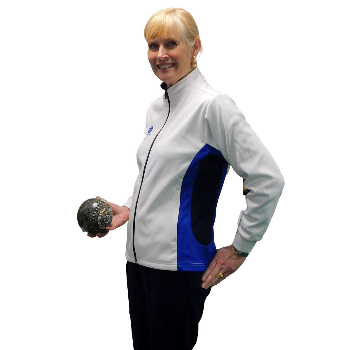 Taylor Ladies Softshell Jacket BLUE SIDE