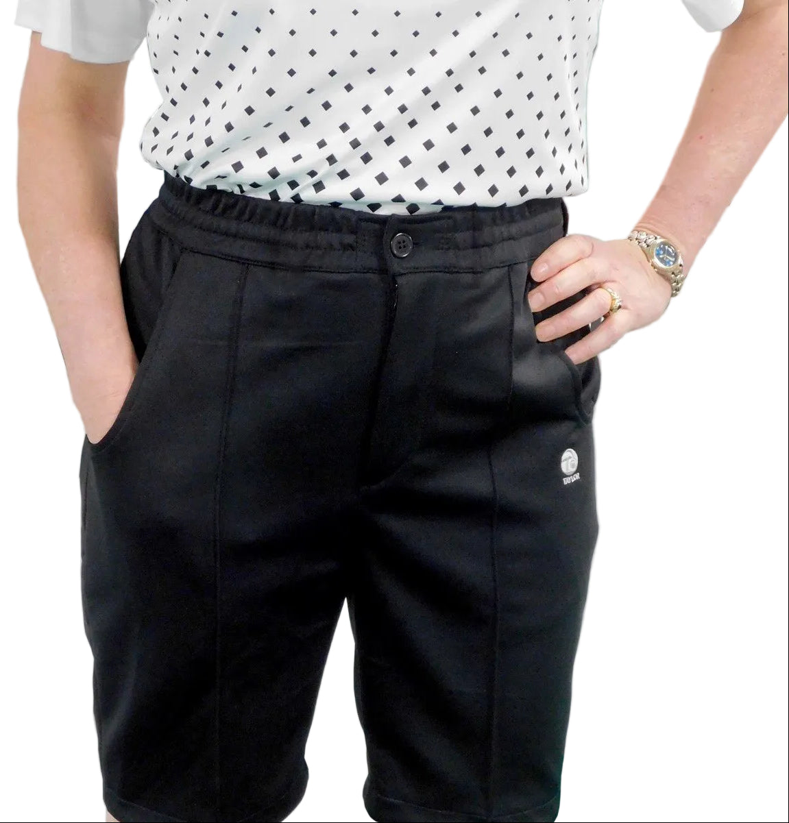 Taylor Ladies Sports Shorts - Black - Sale