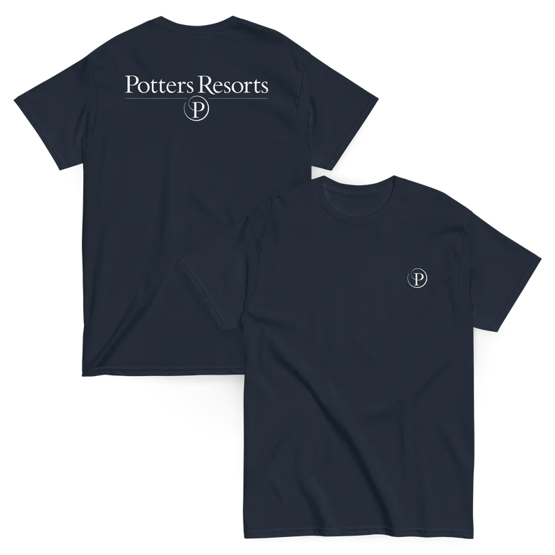 Kids Potters Resorts Classic T-Shirt - Navy