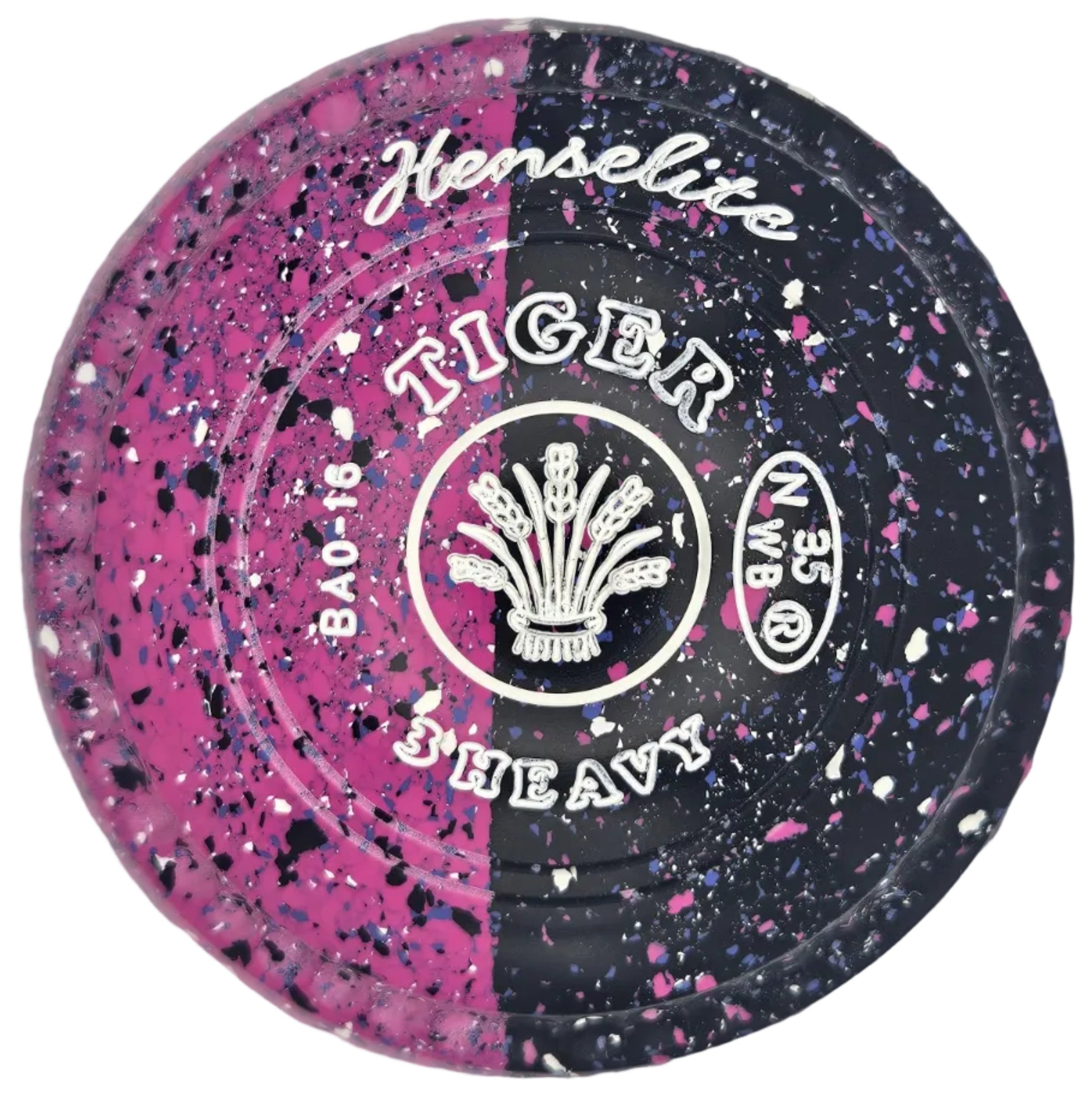 Henselite Tiger 3H *Potters Exclusive Pink Phantom Duo Limited Edition* Wheat Emblem FRONT 