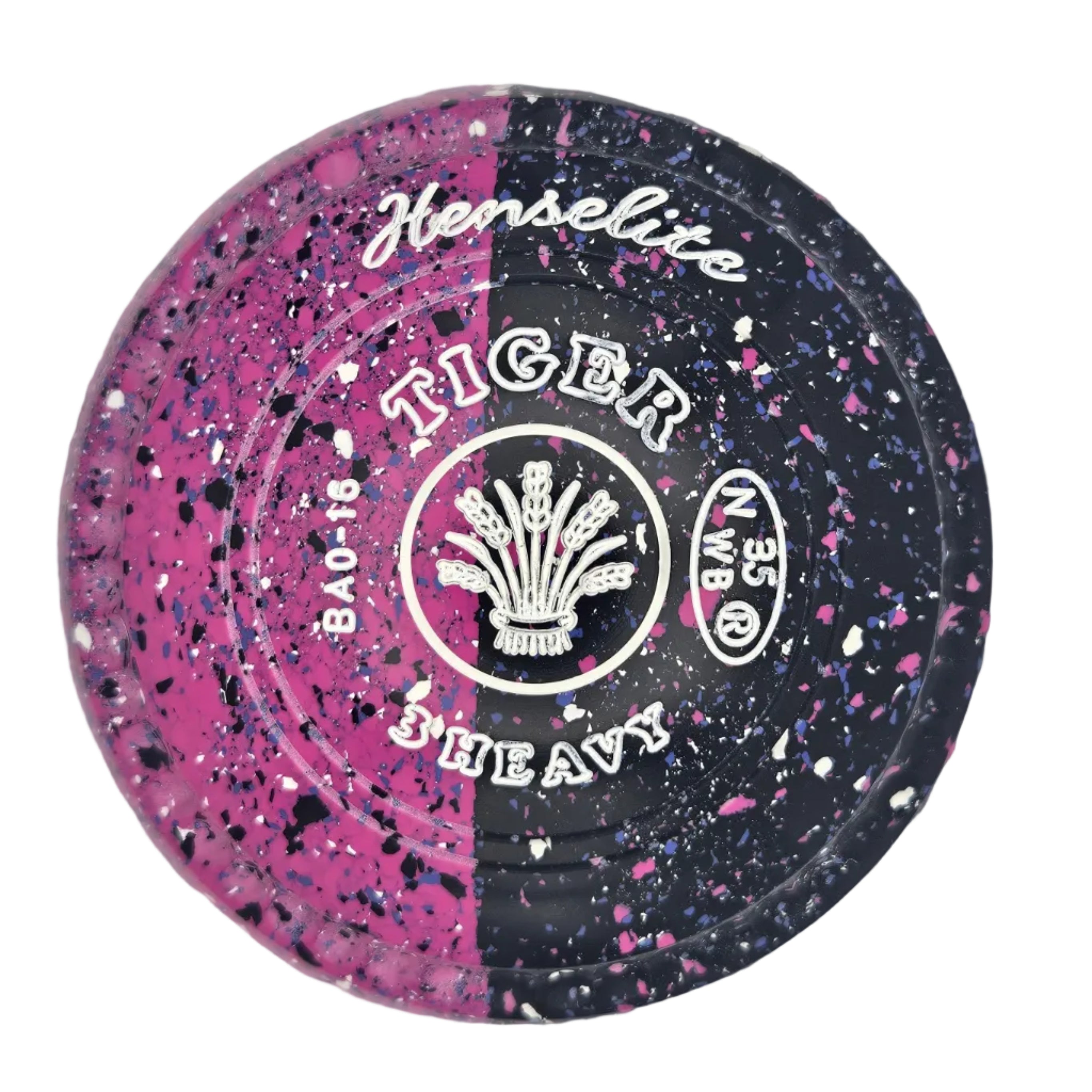 Henselite Tiger 3H *Potters Exclusive Pink Phantom Duo Limited Edition* Wheat Emblem FRONT 