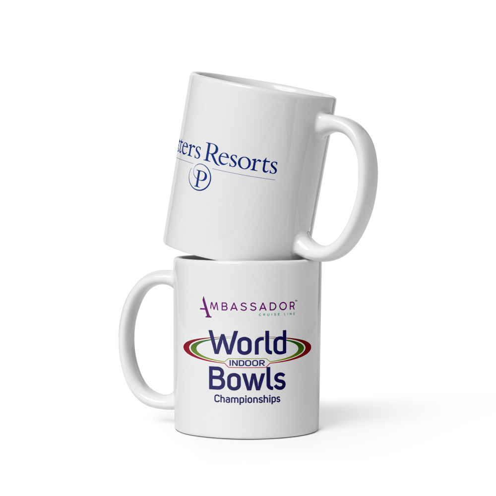 World Bowls Championships White Glossy Mug