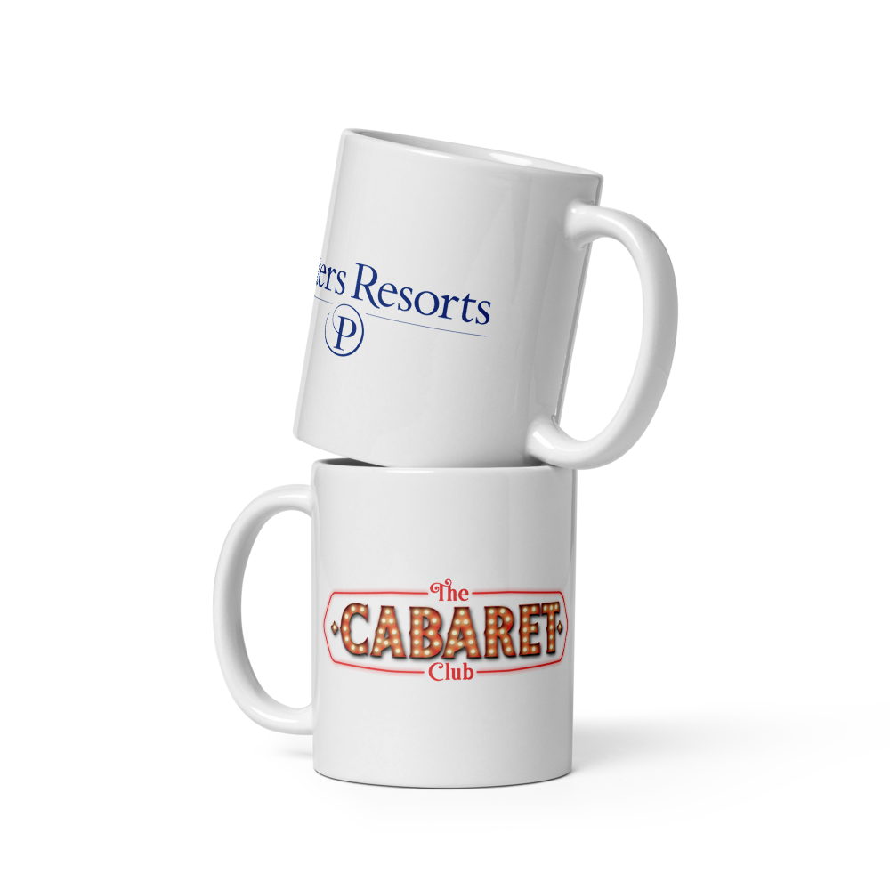 White Cabaret Show Mug