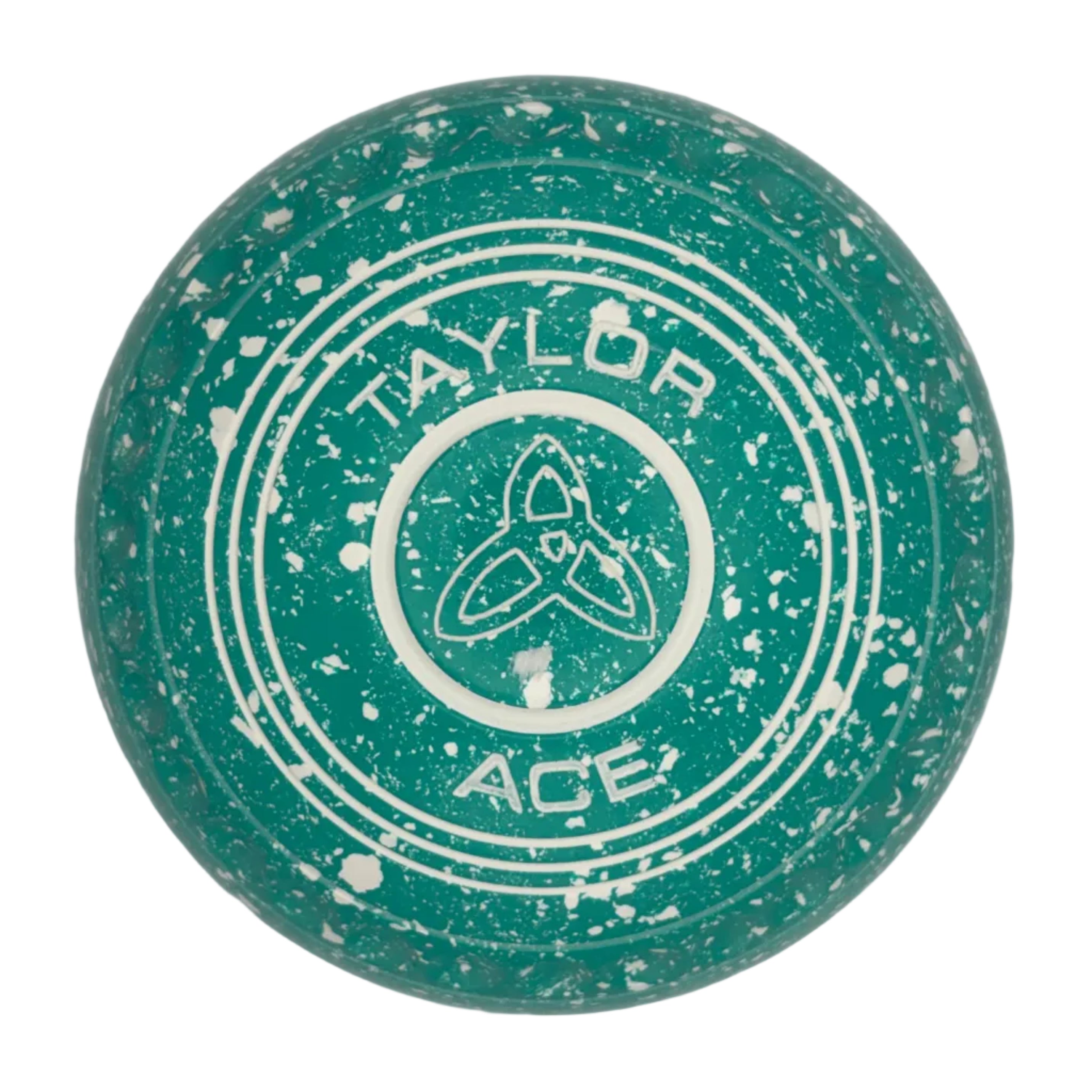 Taylor Ace 2H Mint White Celtic Knot Emblem back