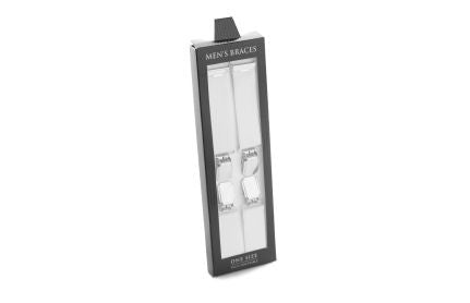 Drakes Pride Braces - White